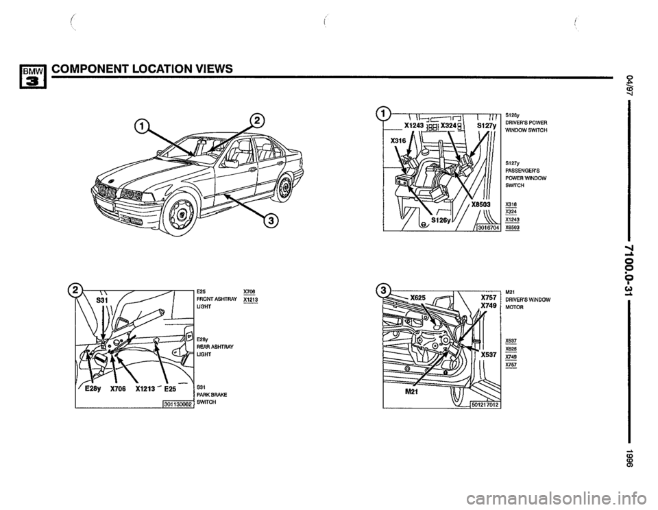 BMW M3 1996 E36 Electrical Troubleshooting Manual 