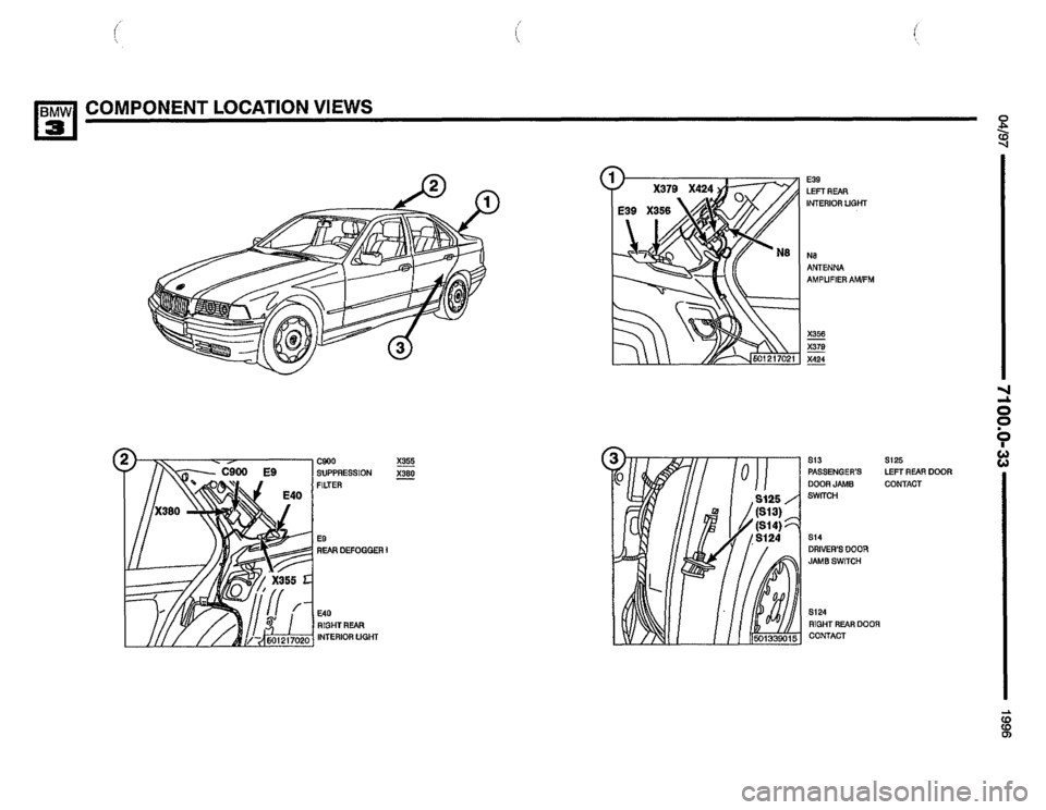 BMW 328i 1996 E36 Electrical Troubleshooting Manual 