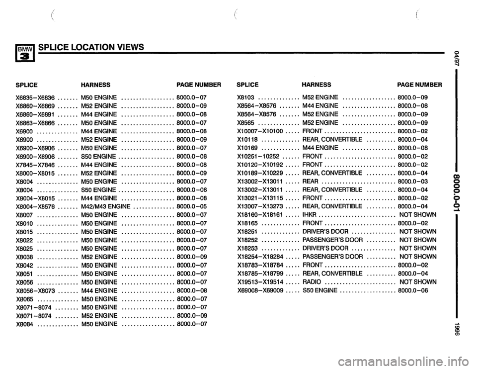 BMW 328i 1996 E36 Electrical Troubleshooting Manual 