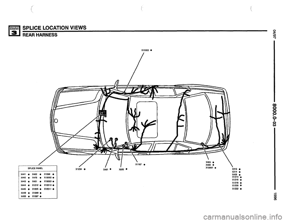 BMW M3 1996 E36 Electrical Troubleshooting Manual 