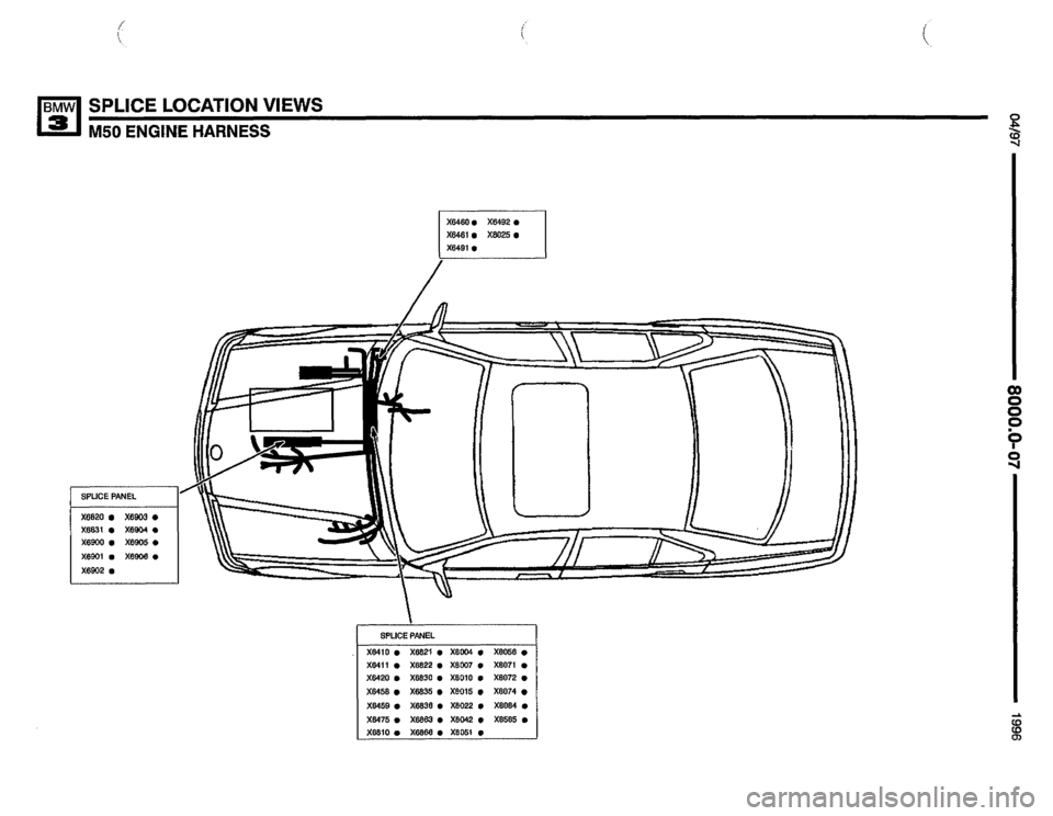 BMW 328i 1996 E36 Electrical Troubleshooting Manual 