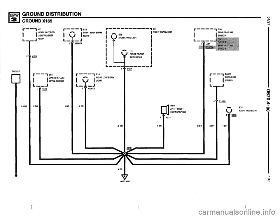 BMW 328i 1996 E36 Electrical Troubleshooting Manual 