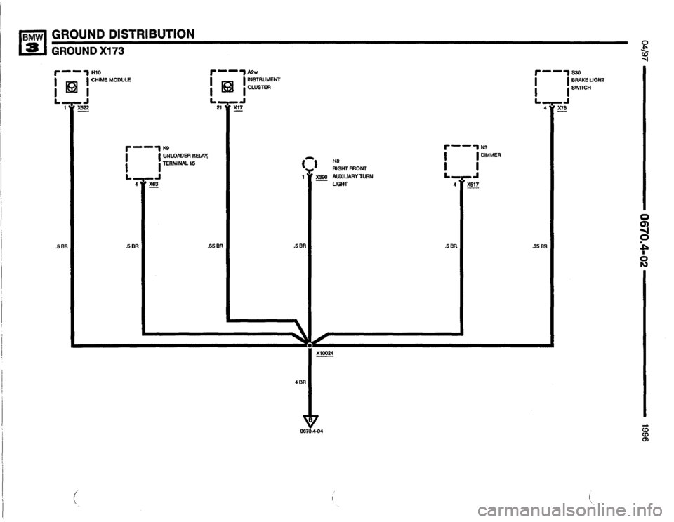 BMW M3 1996 E36 Electrical Troubleshooting Manual 