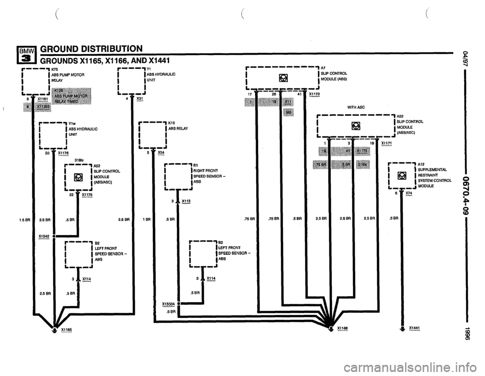 BMW M3 1996 E36 Electrical Troubleshooting Manual 