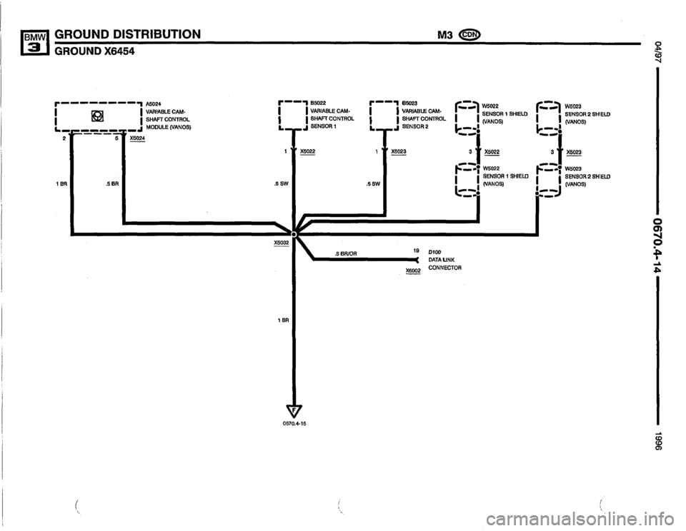 BMW 328i 1996 E36 Electrical Troubleshooting Manual 