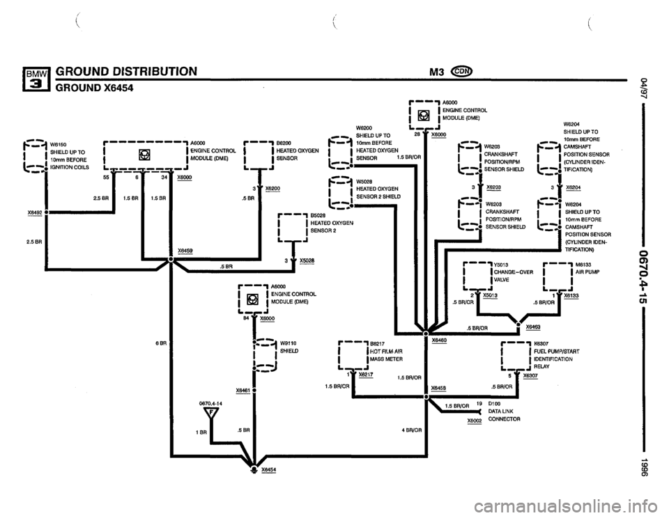 BMW M3 1996 E36 Electrical Troubleshooting Manual 