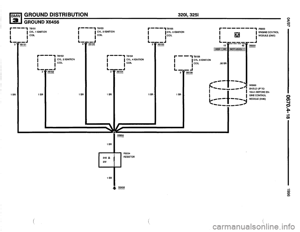 BMW M3 1996 E36 Electrical Troubleshooting Manual 