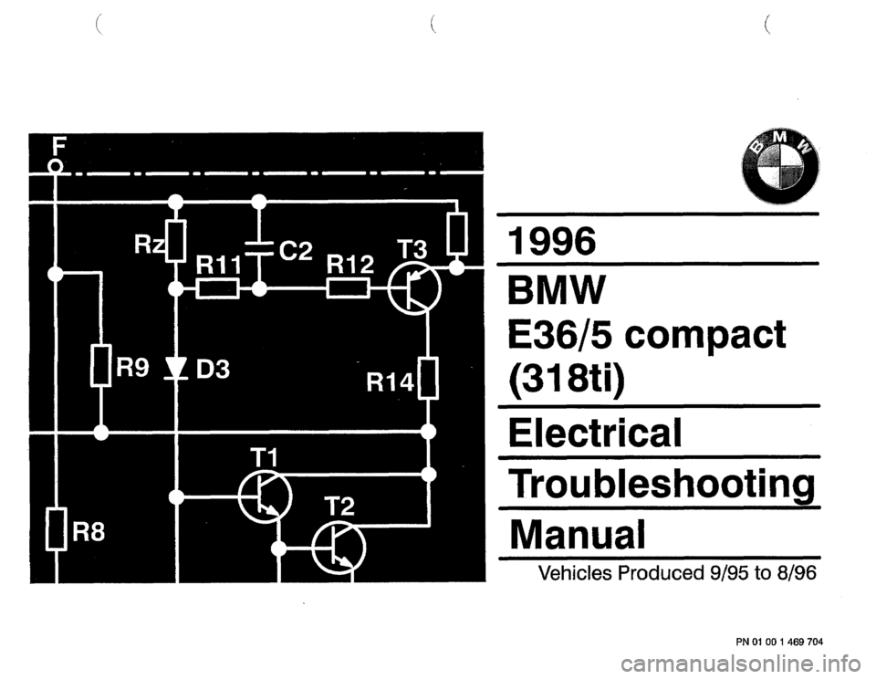 BMW 318ti 1996 E36 Electrical Troubleshooting Manual 