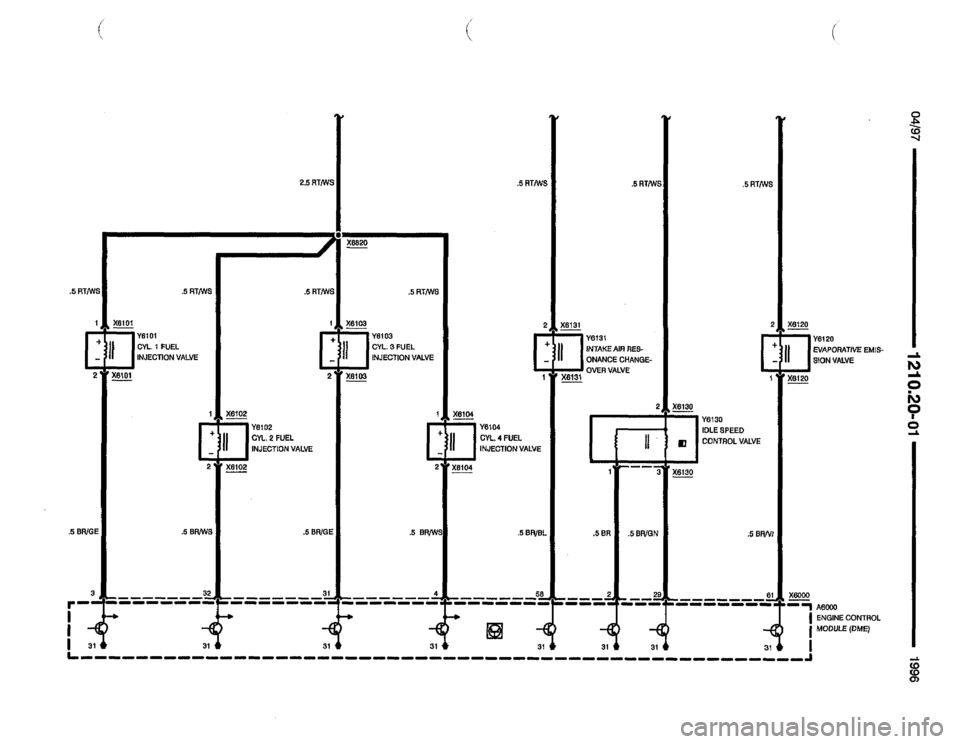 BMW 318ti 1996 E36 Electrical Troubleshooting Manual 