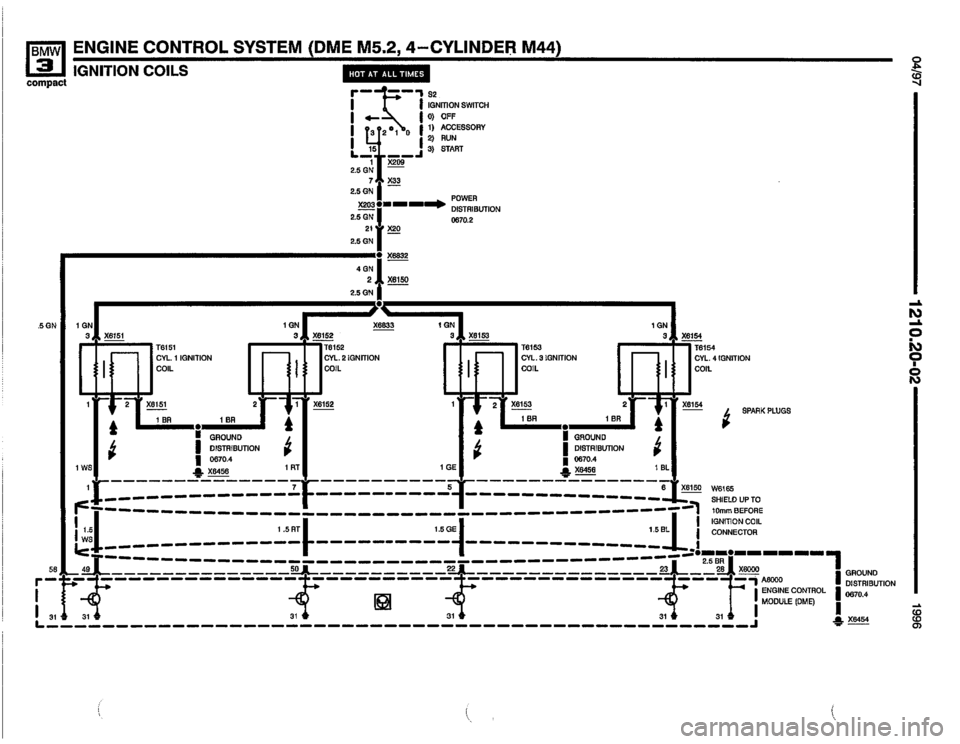 BMW 318ti 1996 E36 Electrical Troubleshooting Manual 