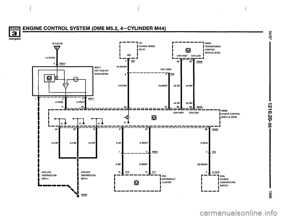 BMW 318ti 1996 E36 Electrical Troubleshooting Manual 