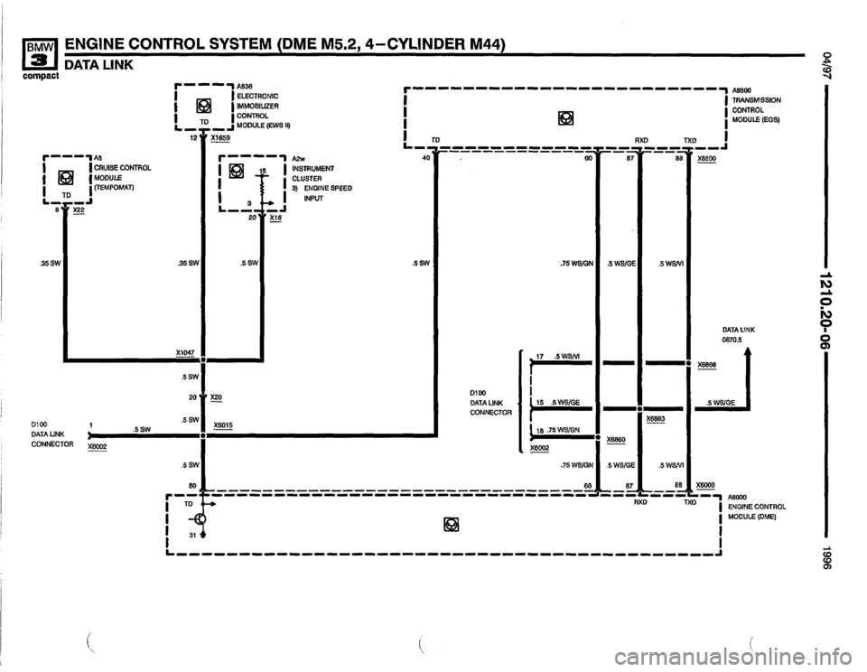 BMW 318ti 1996 E36 Electrical Troubleshooting Manual 