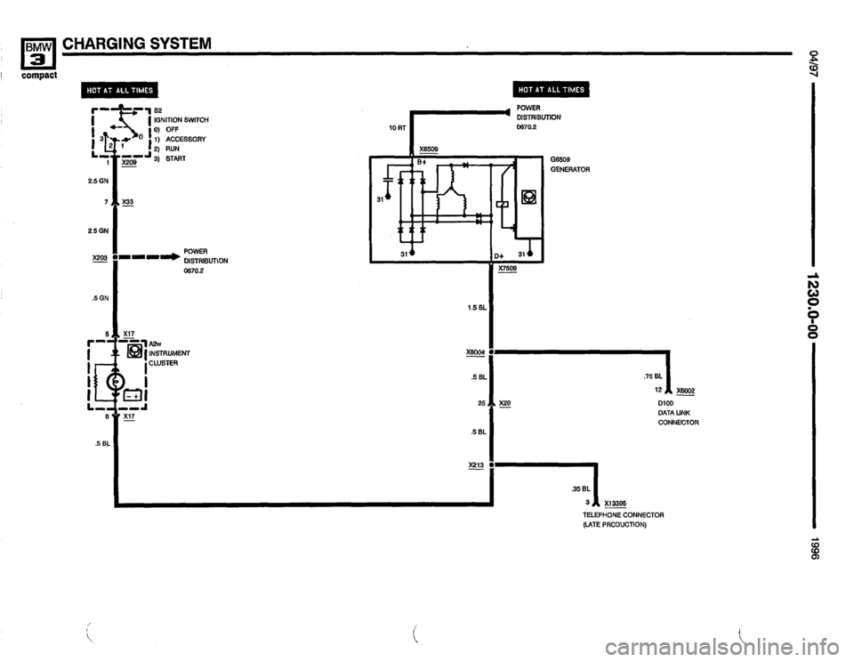 BMW 318ti 1996 E36 Electrical Troubleshooting Manual 