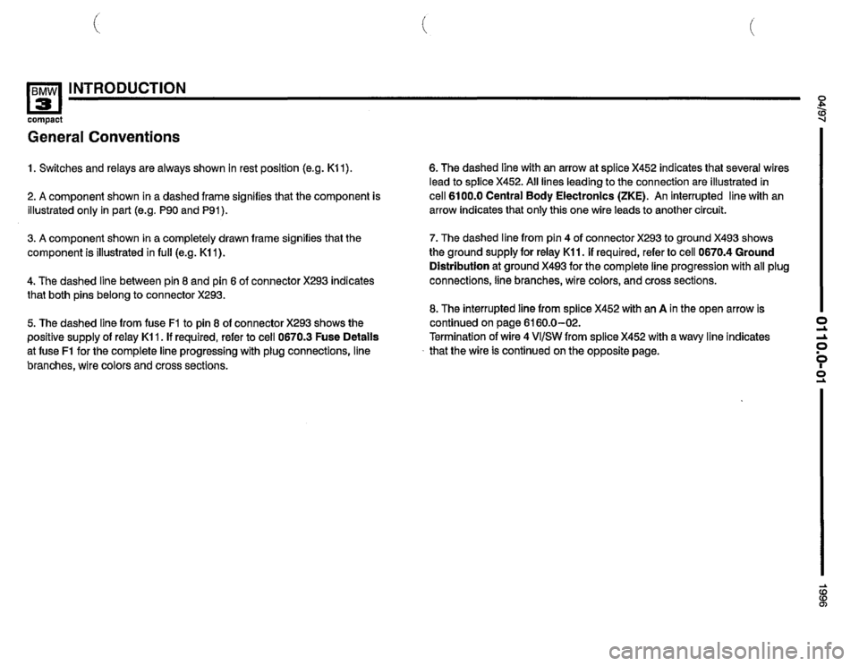 BMW 318ti 1996 E36 Electrical Troubleshooting Manual 