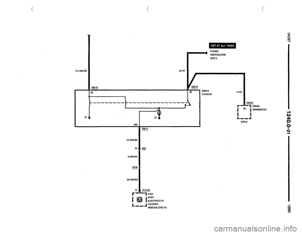 BMW 318ti 1996 E36 Electrical Troubleshooting Manual 