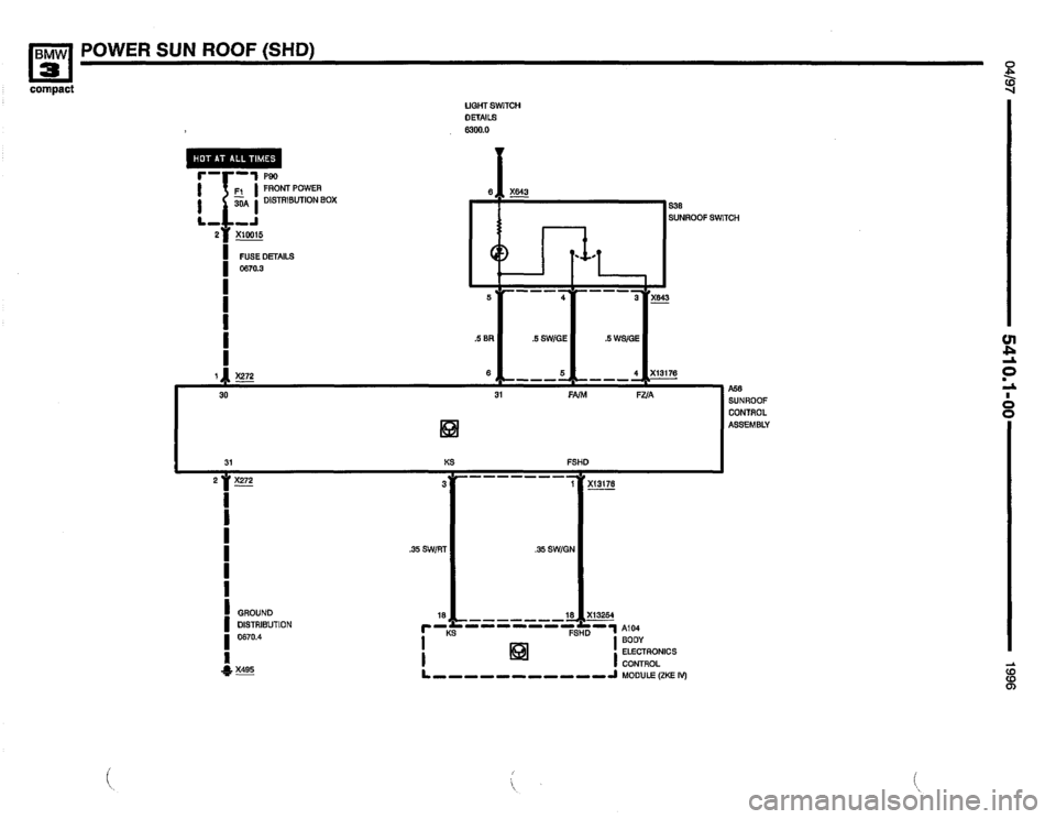 BMW 318ti 1996 E36 Electrical Troubleshooting Manual BMW 318ti 1996 E36 Electrical Troubleshooting Manual