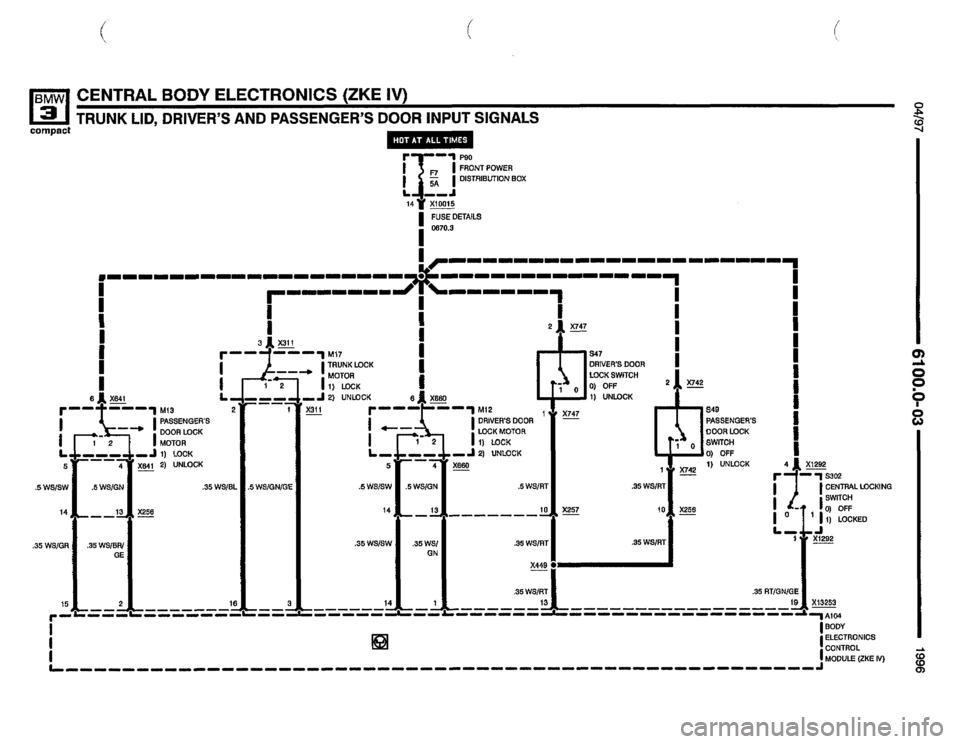 BMW 318ti 1996 E36 Electrical Troubleshooting Manual BMW 318ti 1996 E36 Electrical Troubleshooting Manual