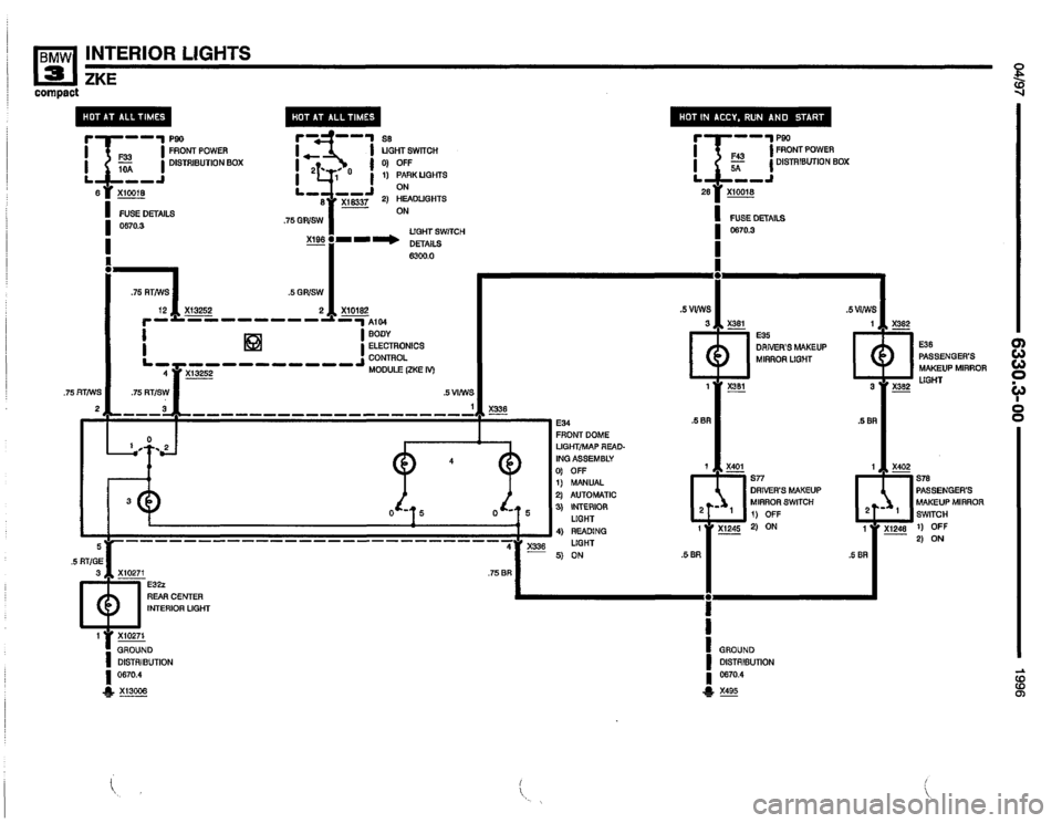 BMW 318ti 1996 E36 Electrical Troubleshooting Manual BMW 318ti 1996 E36 Electrical Troubleshooting Manual