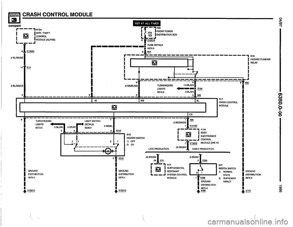 BMW 318ti 1996 E36 Electrical Troubleshooting Manual BMW 318ti 1996 E36 Electrical Troubleshooting Manual