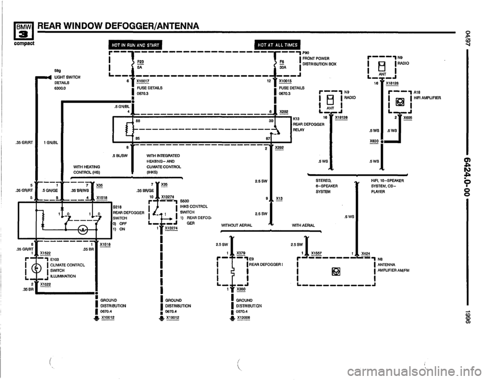 BMW 318ti 1996 E36 Electrical Troubleshooting Manual BMW 318ti 1996 E36 Electrical Troubleshooting Manual