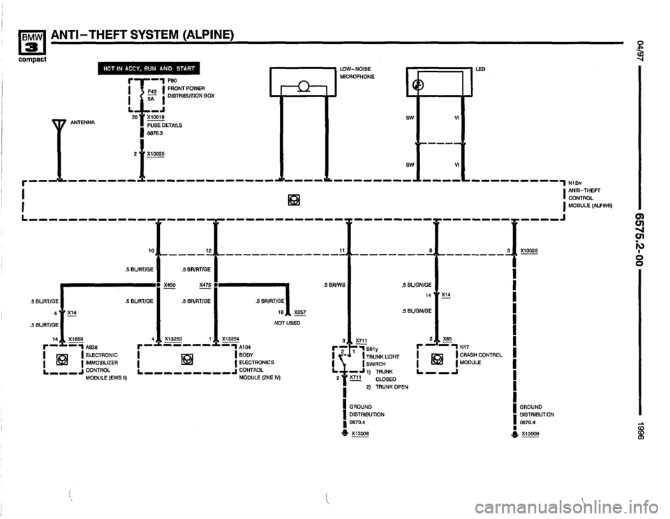 BMW 318ti 1996 E36 Electrical Troubleshooting Manual BMW 318ti 1996 E36 Electrical Troubleshooting Manual