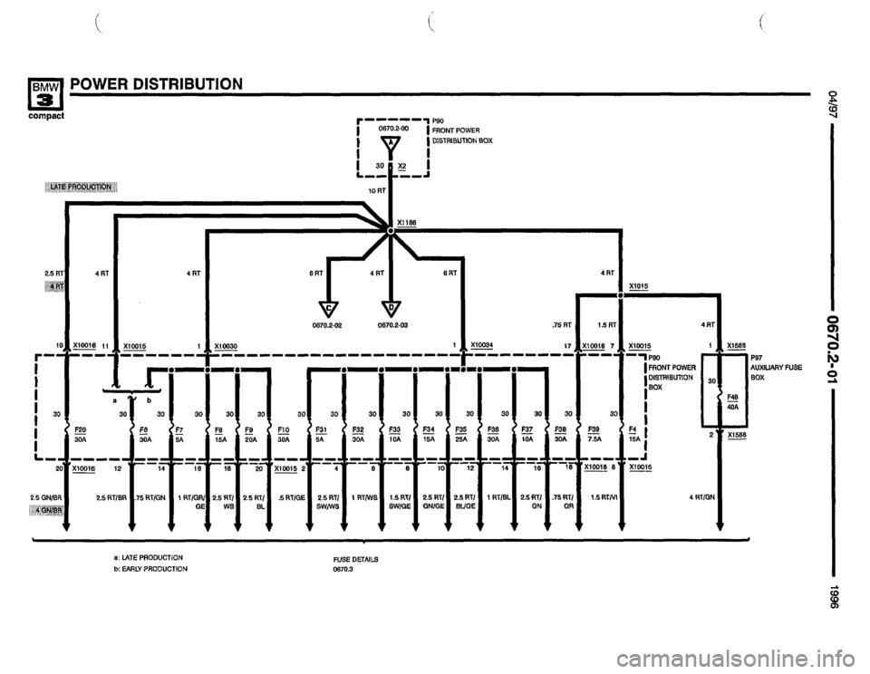 BMW 318ti 1996 E36 Electrical Troubleshooting Manual 