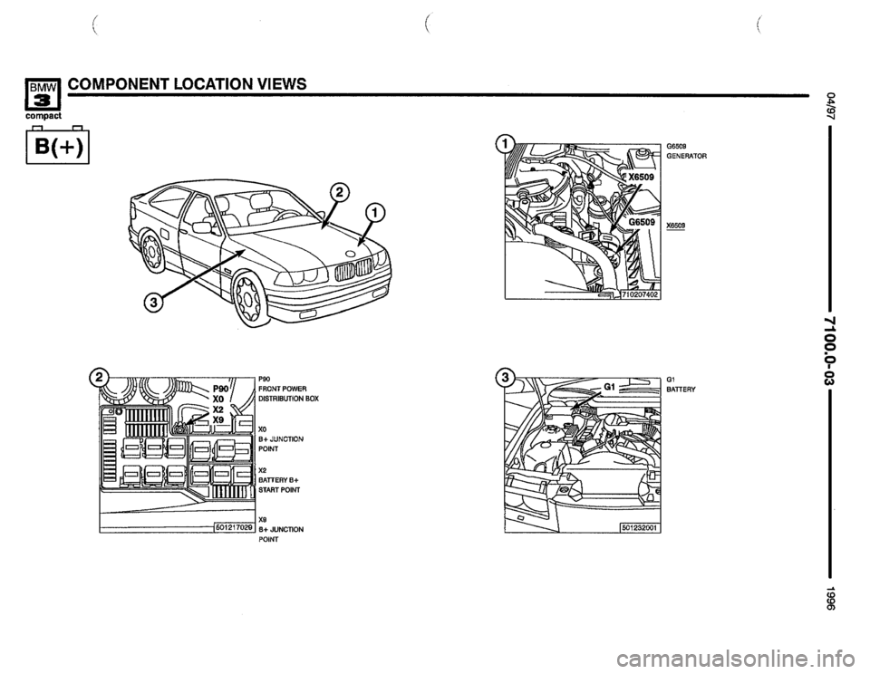 BMW 318ti 1996 E36 Electrical Troubleshooting Manual 