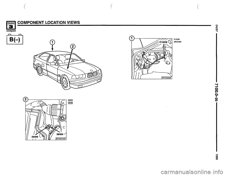 BMW 318ti 1996 E36 Electrical Troubleshooting Manual 