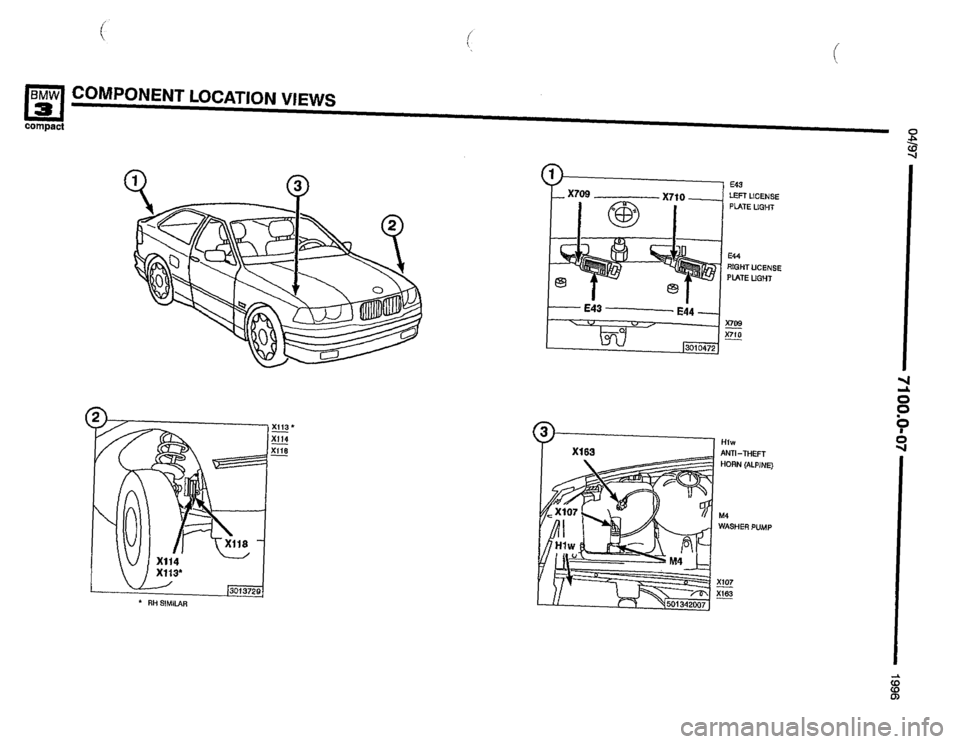 BMW 318ti 1996 E36 Electrical Troubleshooting Manual 