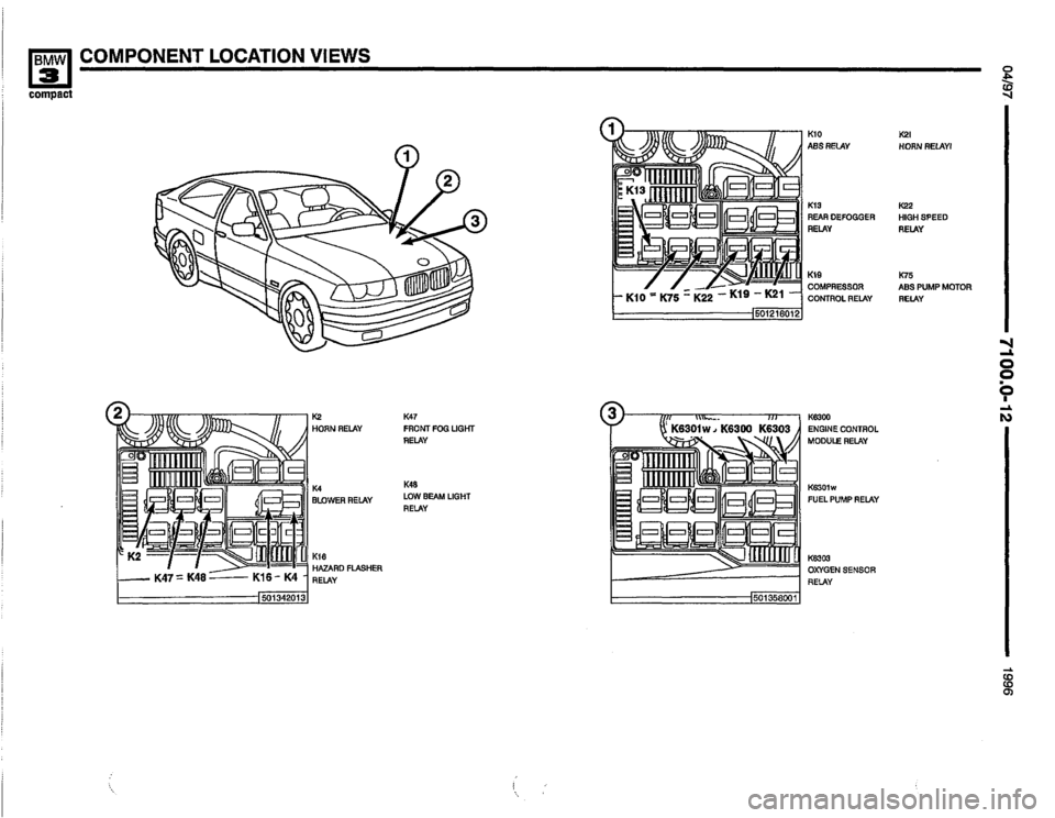 BMW 318ti 1996 E36 Electrical Troubleshooting Manual 