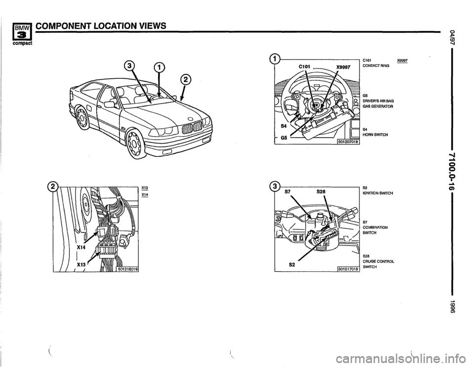 BMW 318ti 1996 E36 Electrical Troubleshooting Manual 