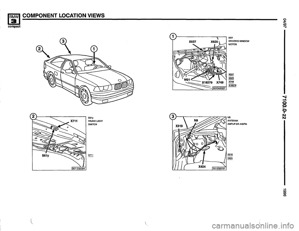 BMW 318ti 1996 E36 Electrical Troubleshooting Manual 