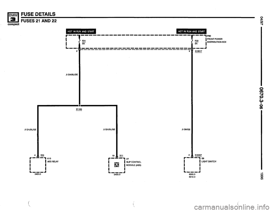 BMW 318ti 1996 E36 Electrical Troubleshooting Manual 