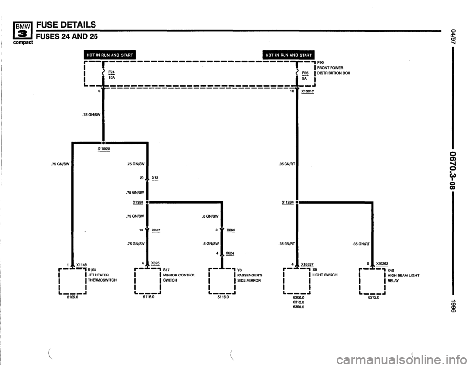 BMW 318ti 1996 E36 Electrical Troubleshooting Manual 