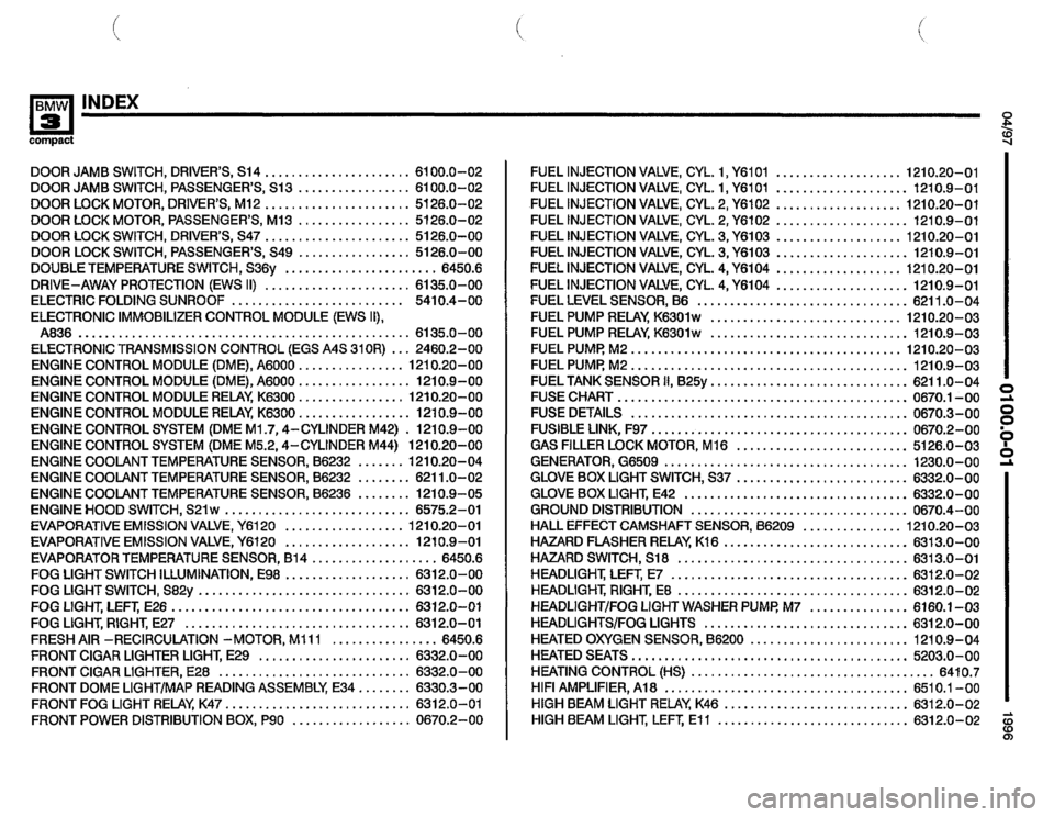 BMW 318ti 1996 E36 Electrical Troubleshooting Manual 