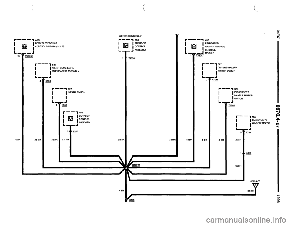 BMW 318ti 1996 E36 Electrical Troubleshooting Manual 