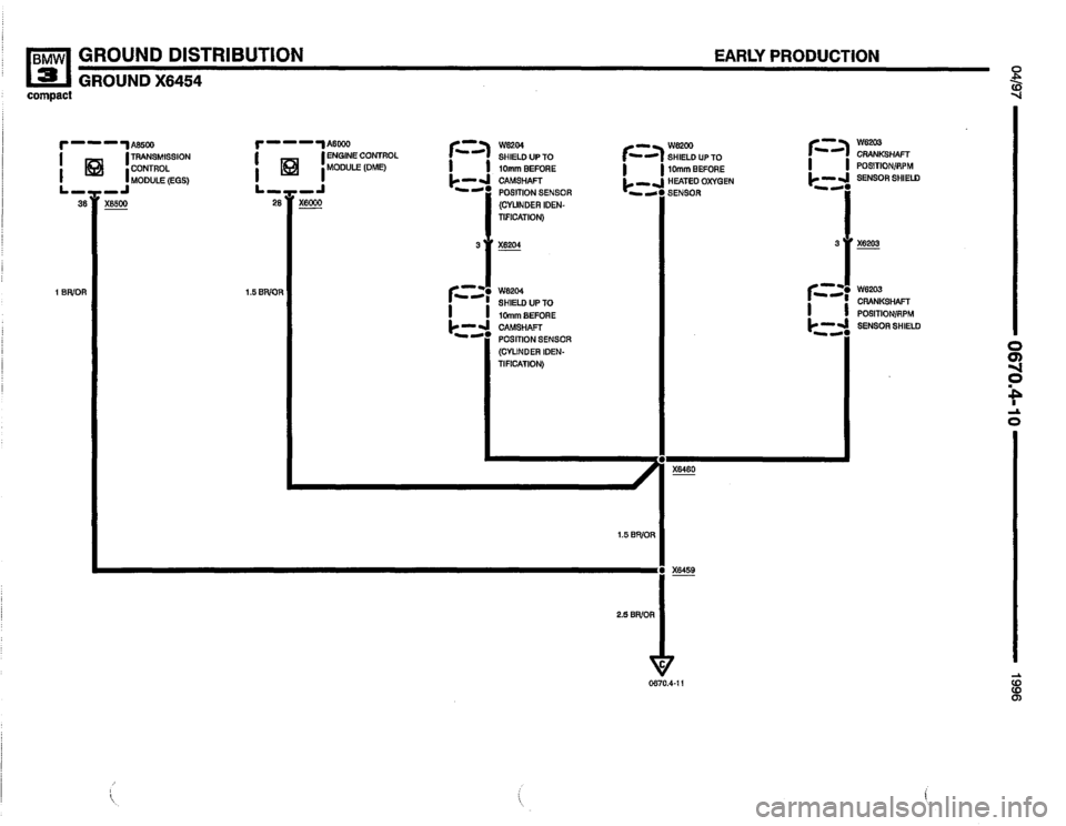 BMW 318ti 1996 E36 Electrical Troubleshooting Manual 