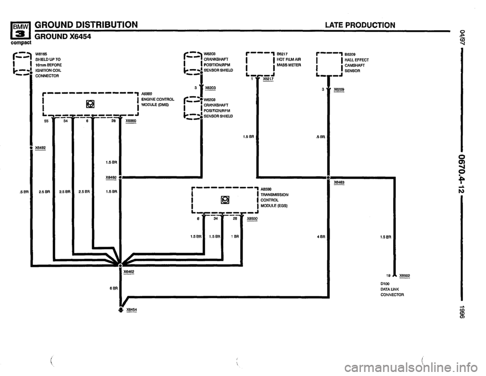 BMW 318ti 1996 E36 Electrical Troubleshooting Manual 