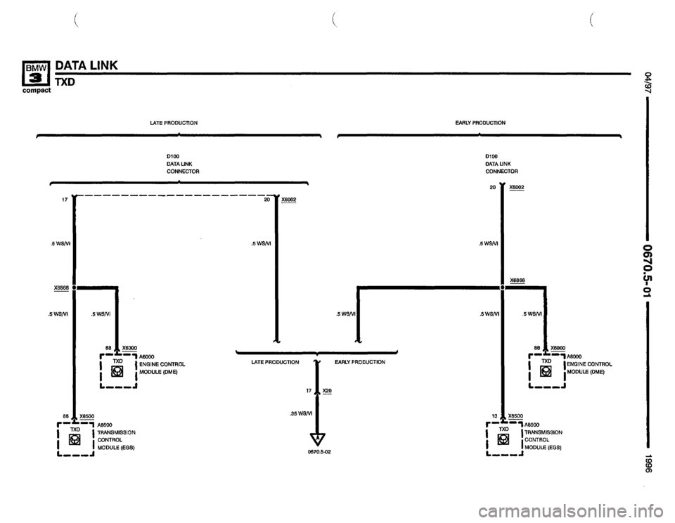 BMW 318ti 1996 E36 Electrical Troubleshooting Manual 