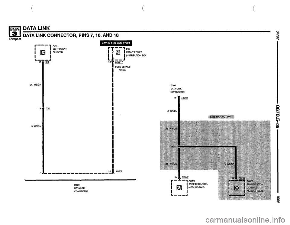 BMW 318ti 1996 E36 Electrical Troubleshooting Manual 