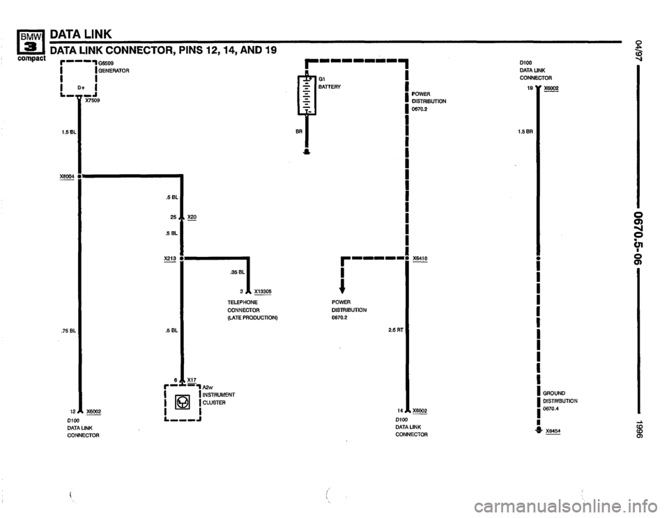 BMW 318ti 1996 E36 Electrical Troubleshooting Manual 