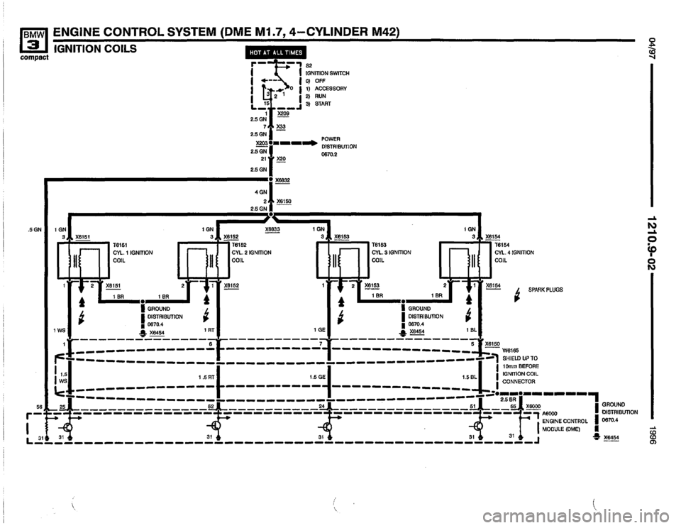 BMW 318ti 1996 E36 Electrical Troubleshooting Manual 