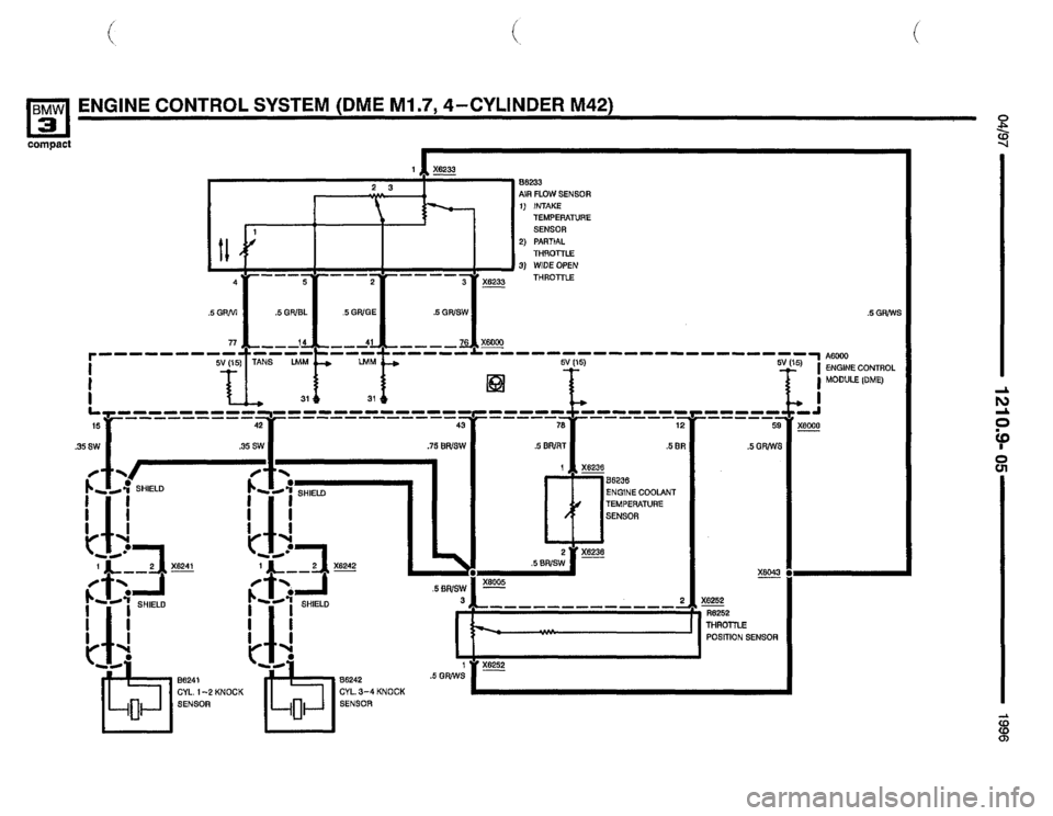 BMW 318ti 1996 E36 Electrical Troubleshooting Manual 