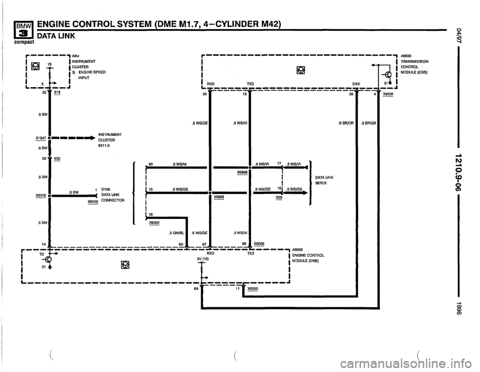 BMW 318ti 1996 E36 Electrical Troubleshooting Manual 