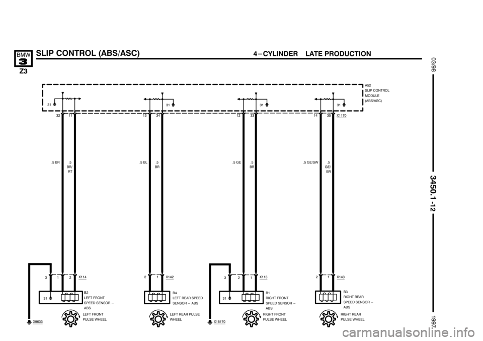 BMW Z3 1996 E36 Electrical Troubleshooting Manual 
 
%
	&
