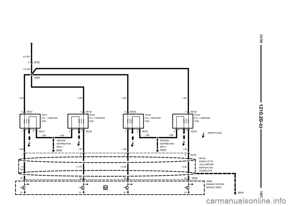BMW Z3 1996 E36 Electrical Troubleshooting Manual ....................
.................... ....................

	)	