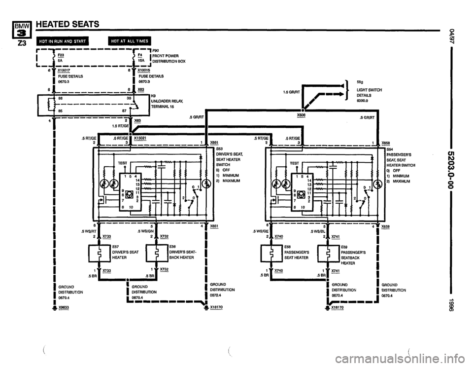 BMW Z3 ROADSTER 1996 E36 Electrical Troubleshooting Manual BMW Z3 ROADSTER 1996 E36 Electrical Troubleshooting Manual