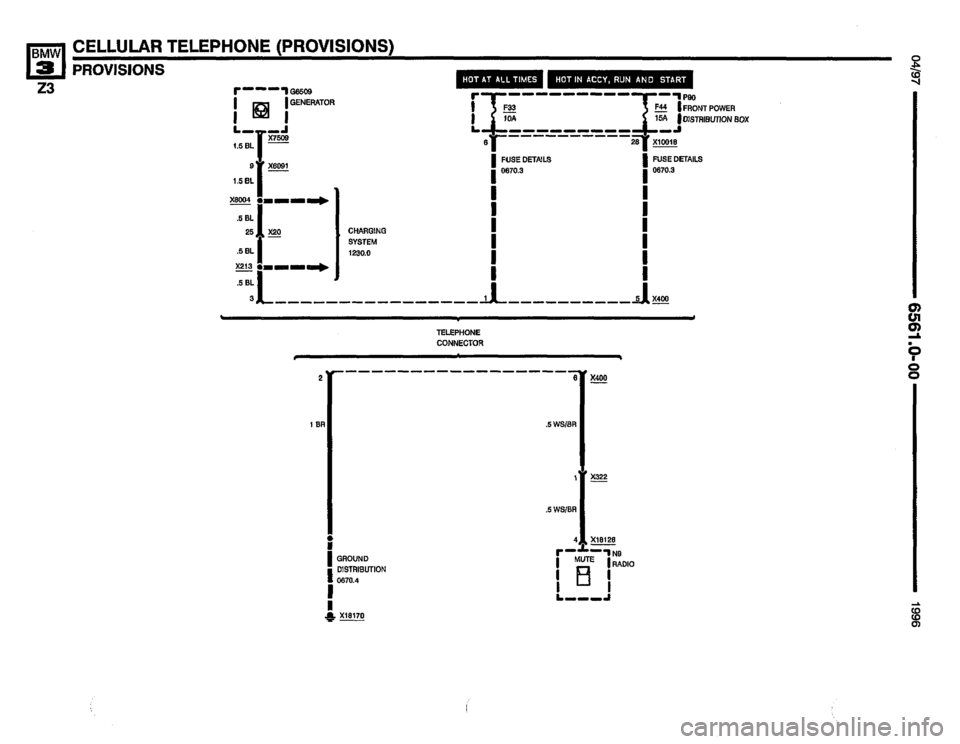 BMW Z3 ROADSTER 1996 E36 Electrical Troubleshooting Manual BMW Z3 ROADSTER 1996 E36 Electrical Troubleshooting Manual