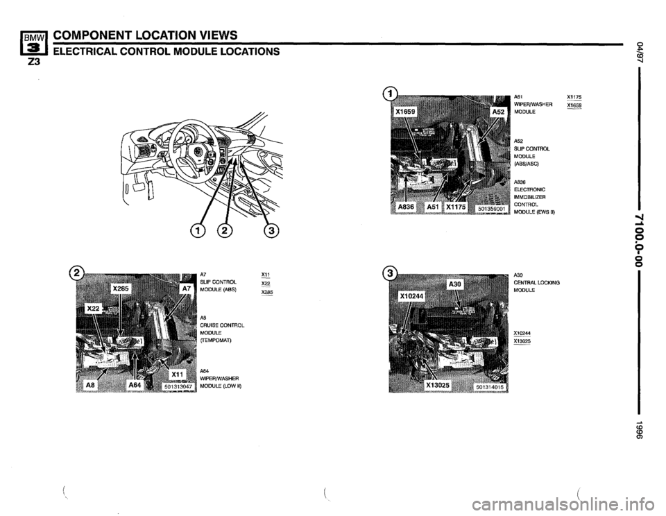 BMW Z3 ROADSTER 1996 E36 Electrical Troubleshooting Manual BMW Z3 ROADSTER 1996 E36 Electrical Troubleshooting Manual