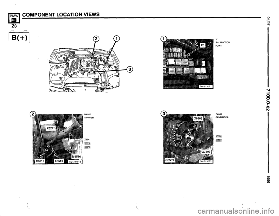 BMW Z3 ROADSTER 1996 E36 Electrical Troubleshooting Manual BMW Z3 ROADSTER 1996 E36 Electrical Troubleshooting Manual